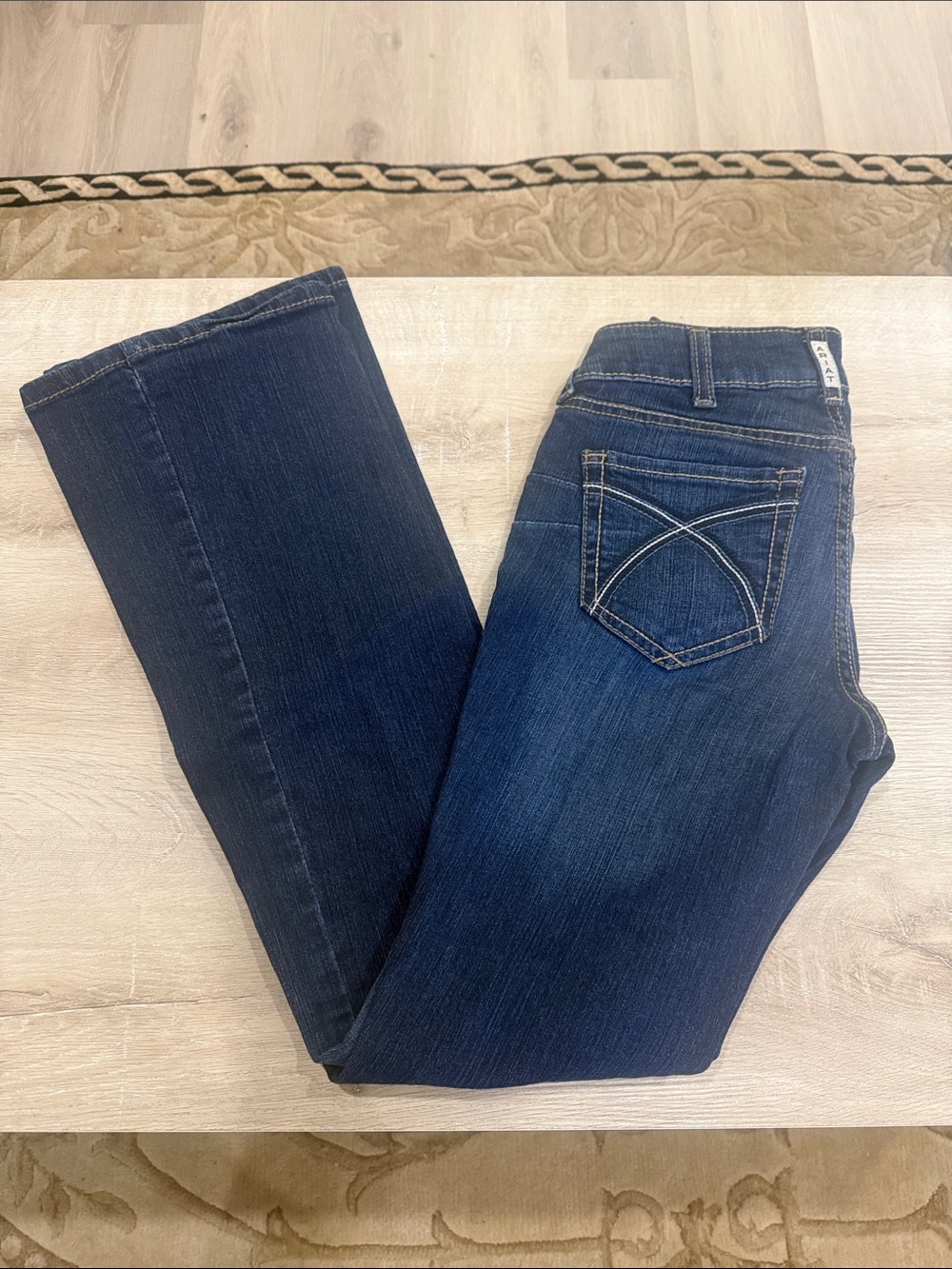 Ariat Women's Indigo Bootcut Jeans with Contrast Stitching